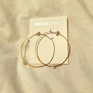 Michael Kors hoop earrings